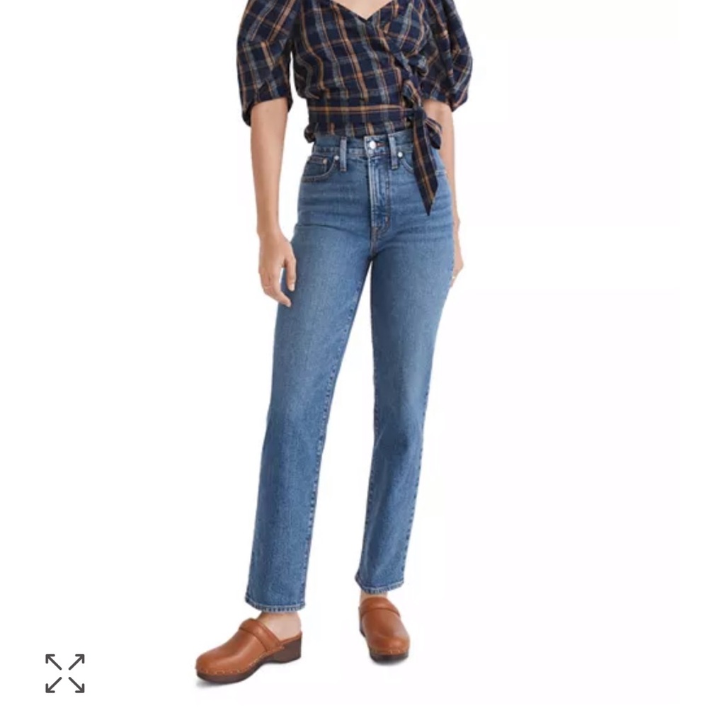 Madewell The Perfect Vintage Straight Jean in Mayfield Wash